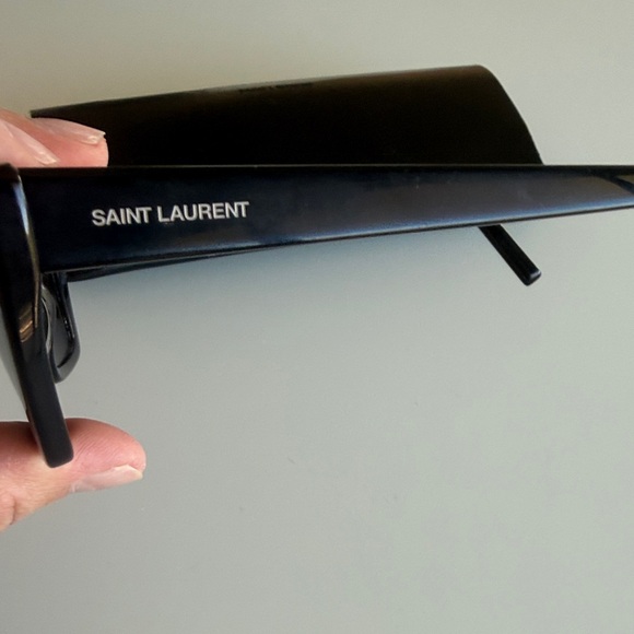 Saint Laurent SL 276 Mica Cat-Eye Sunglasses- Black - Picture 6 of 17